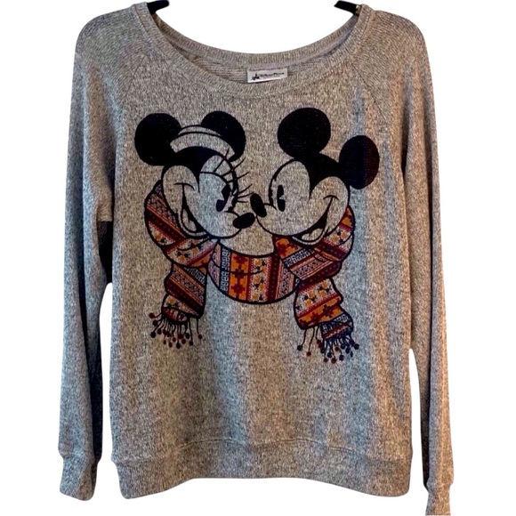 Disney Parks Authentic Mickey & Minnie Sweater | 2014 Holiday Retro retired - Picture 4 of 7